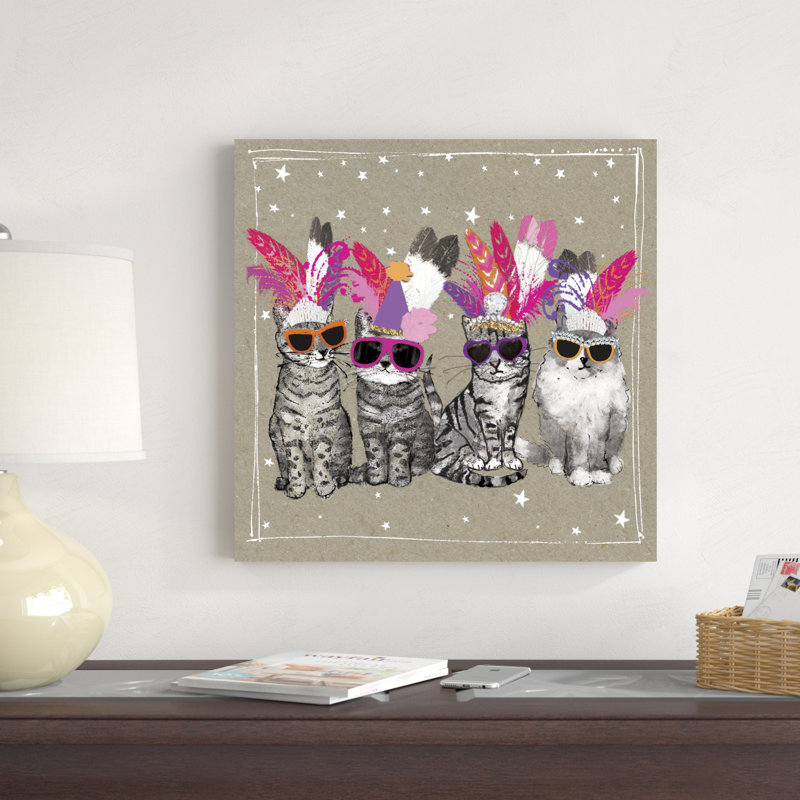 Fancypants Cats VI, H 20 po x l 20 po x P 1,25 po