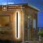 Applique murale à DEL en aluminium Jeramie-489078822