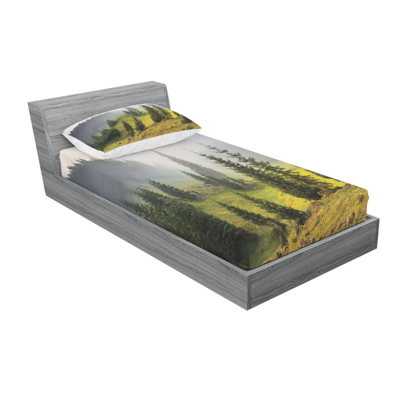 Microfiber Sheet Set, Twin XL Sheet Set with Fitted Sheet
