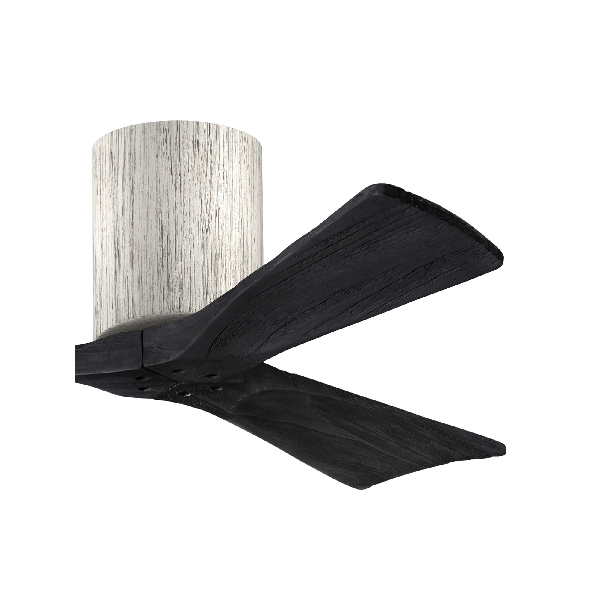 Olivier 3 Blade Ceiling Fan, Barn Wood Tone, 42", Matte Black