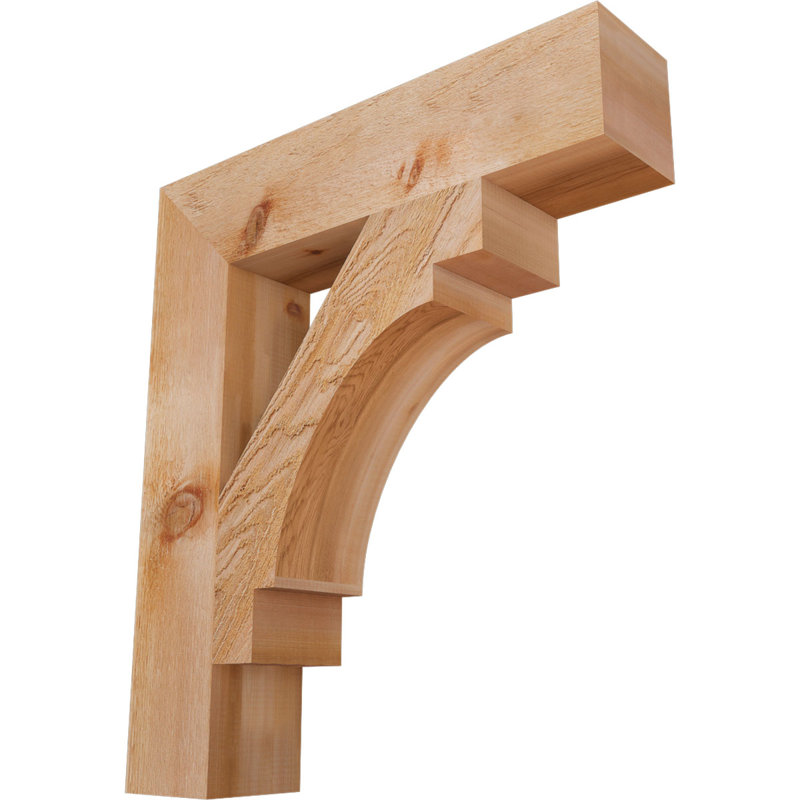 Support Merced Block, Cèdre rouge de l'Ouest (scié brut), H 32 po x l 6 po x P 28 po