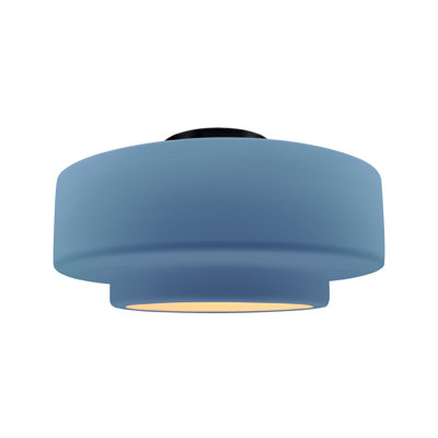 Dottie Ceramic LED Semi Flush Mount