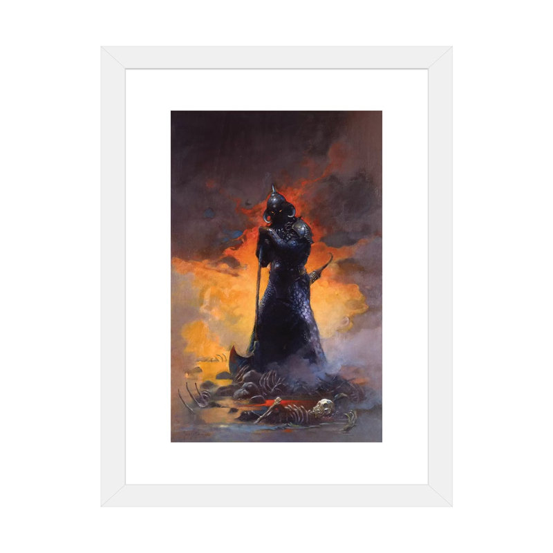 «Concessionnaire de la mort III», reproduction d'art, H 32 po x l 24 po x P 1 po, Papier blanc