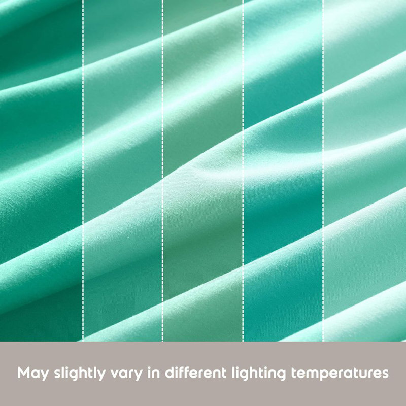 Ensemble de draps doux et respirant Hotel Collection, Menthe, Très grand simple
