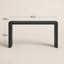 Console 59 po Paulownia moderne en placage pour vestibule, vestibule et salon-1857121434