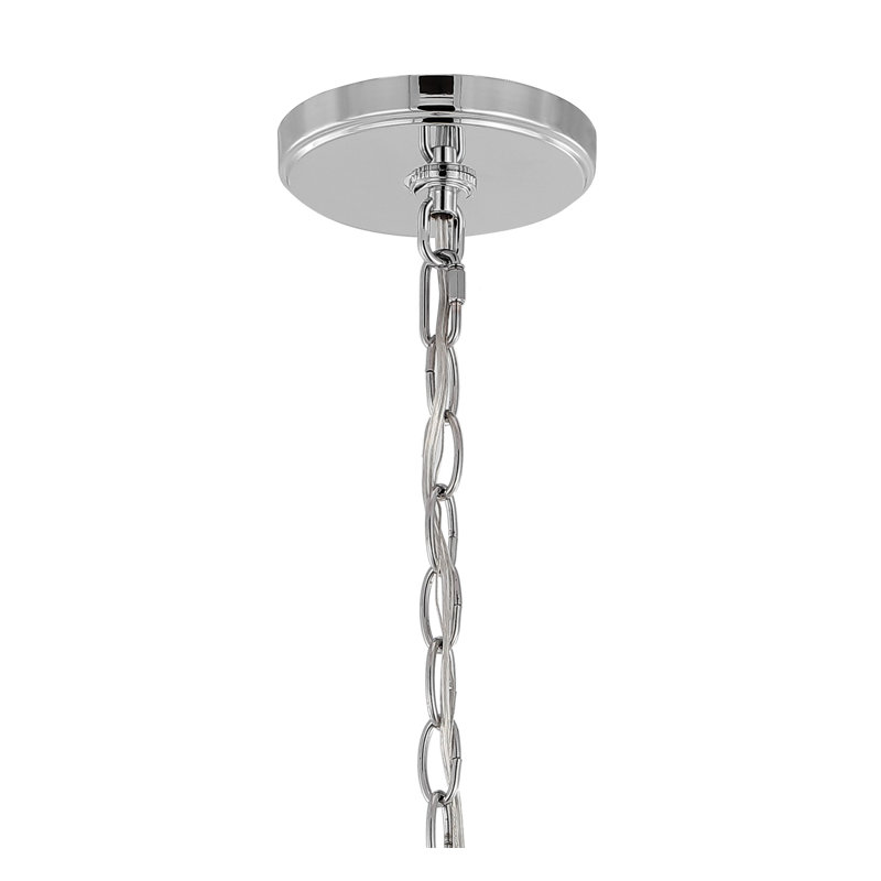 Luminaire suspendu géométrique à 3 lumières Argomaniz, Chrome
