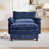 Chenille bleu
