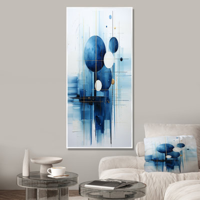 Blue Nautical Shapes I - Coastal Minimalisme, art mural