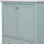 Ensemble de meuble-lavabo 30 po avec lavabo, armoire de salle de bain multifonctionnelle avec portes et tiroir, structure solide et panneau de fibres à densité moyenne-116156360