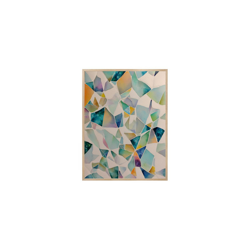 Fragments de mosaïque vibrante, H 40 po x l 53 po