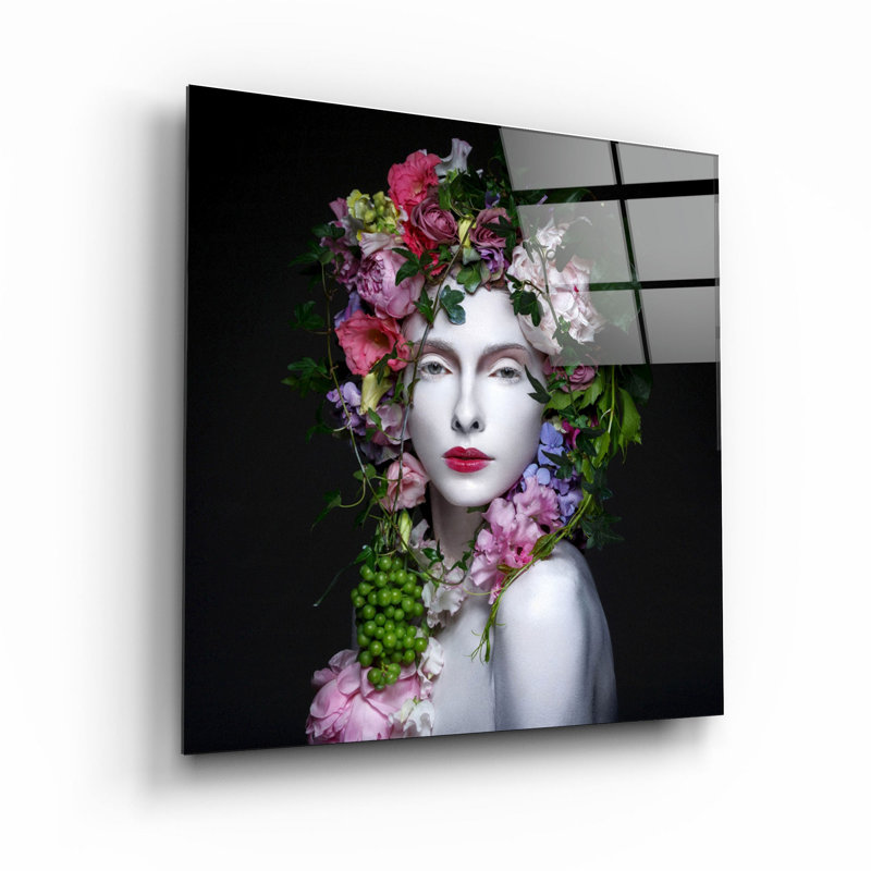Superbe peinture décorative en verre trempé de 31,5 po x 31,5 po | 100% verre trempé, épaisseur: 0,16 pouce | Imprimé UV pour des couleurs éclatantes et une durabilité | Décoration murale parfaite pour le salon, la chambre à coucher ou le bureau, design élégant et moderne