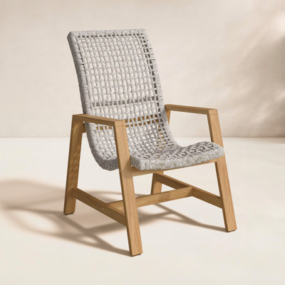 Demetri Teak Outdoor Lounge Chair