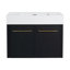 Base de meuble-lavabo simple 29,5 po mural seulement