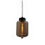 Industrial 1 Light Amber Glass Pendant-1042524456