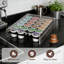 Porte-gobelet K et organisateur pour 24 dosettes de café, tiroir de rangement en acrylique transparent avec conception robuste, peu encombrant sous la machine à café