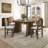 5-Piece Retro Functional Dining Set, 1 Extendable Table With a 16-Inch Leaf-1837288148-1837288151