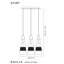 Cosimo 3 - Light Silver Kitchen Island Pendant