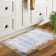 Machine Washable Rugs Bordered Modern Non-Slip Low Pile Rubber Backing Indoor Area Rug for Living Room Bedroom Kitchen Dining Room
