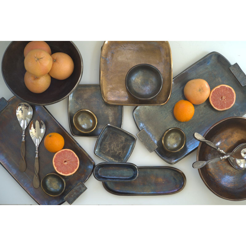 Eclipse Handmade Tray, Bronze