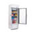 6.5 Cu. Ft. Commercial Upright Display Refrigerator Glass Door Beverage Cooler In Silver
