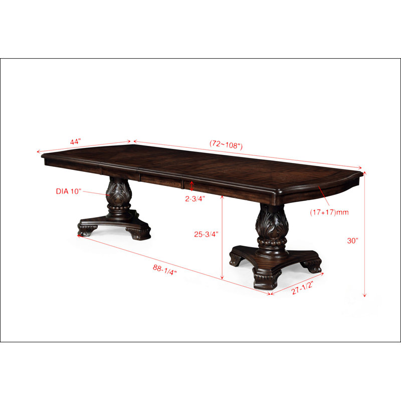 Formal 1Pc Grand Rectangular Dining Table