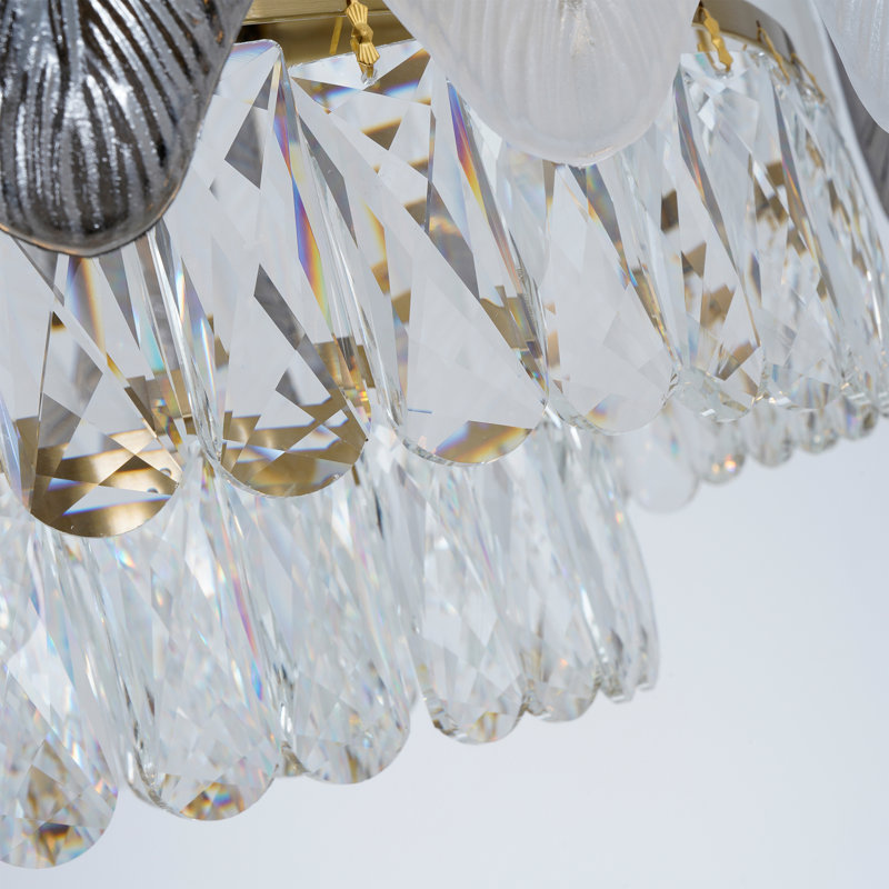 Lustre à niveaux variable 9 lumières