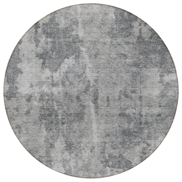 Washable Abstract Indoor / Outdoor Rug