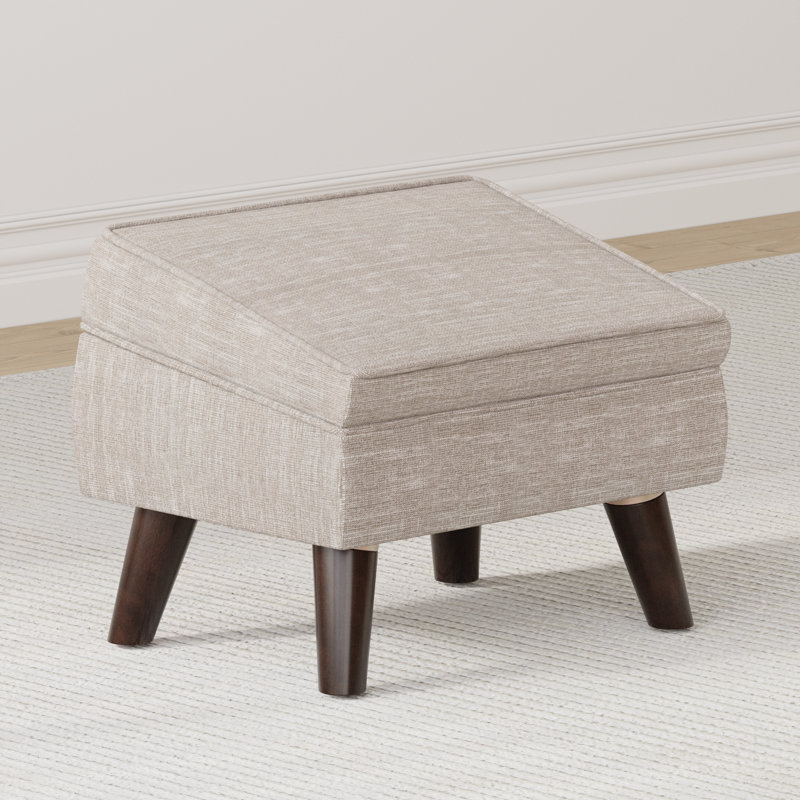 Tabouret de rangement rectangulaire de 15,75 po de large avec couvercle rabattable, fauteuils de repose-pieds de vestibule et repose-pieds