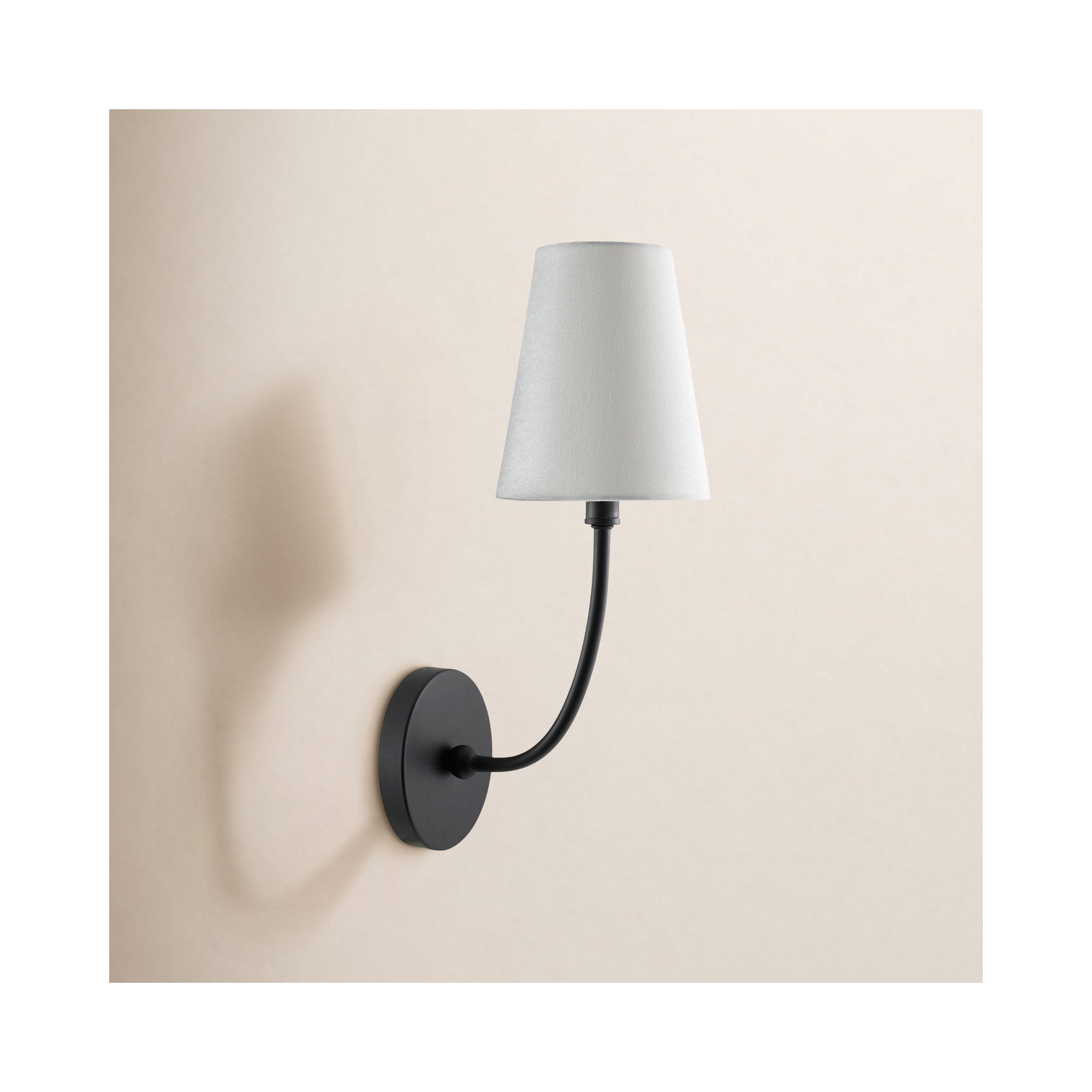 Hatchie Wall Sconce, Matte Black