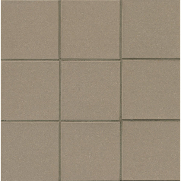 Quarry Basics Abrasive 6" x 6" Ceramic Field Tile in Puritan Gray