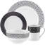 Spode Home Retrospect 16 Piece Dinnerware Set, Service for 4