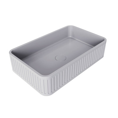 Lavabo de salle de bain rectangulaire 20,5 po