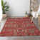 Premium Machine Washable Alliah AMF95 Red Rug