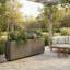 Jardinière Grove Divider - gris-brun