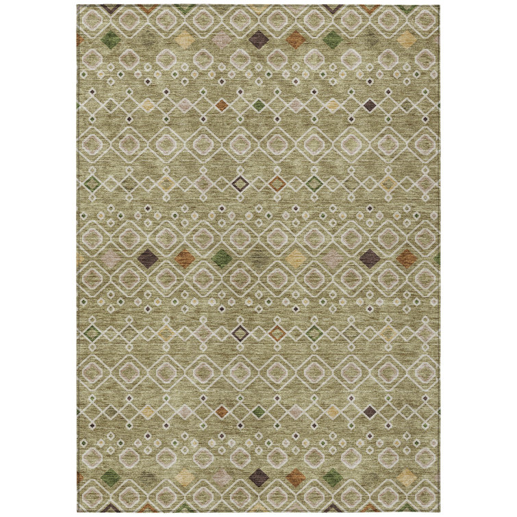 Aleighna Area Rug with Non-Slip Backing