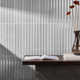 Radiant Fluted 4.43'' W x 17.62'' L Crackled Ceramic Subway Wall Tile (9.26 Sq. Ft. / Case)