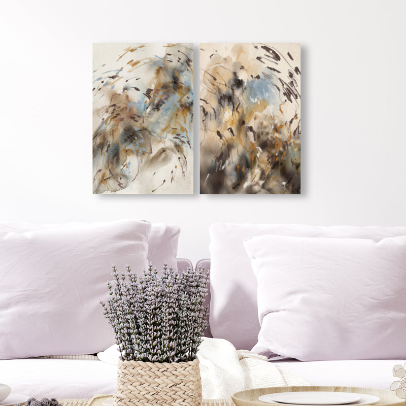 Mindfulness Set Set by Oliver Gal, 60"H x 40"W, Gallery Wrapped