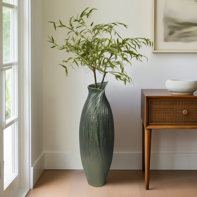 Rosamund Textured Stoneware Table Vase