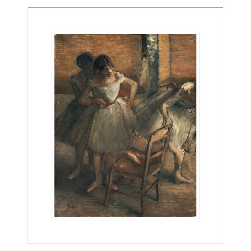 «Dancers» par Edgar Degas, impression giclée sur cadre, H 21,2 po x l 17,75 po