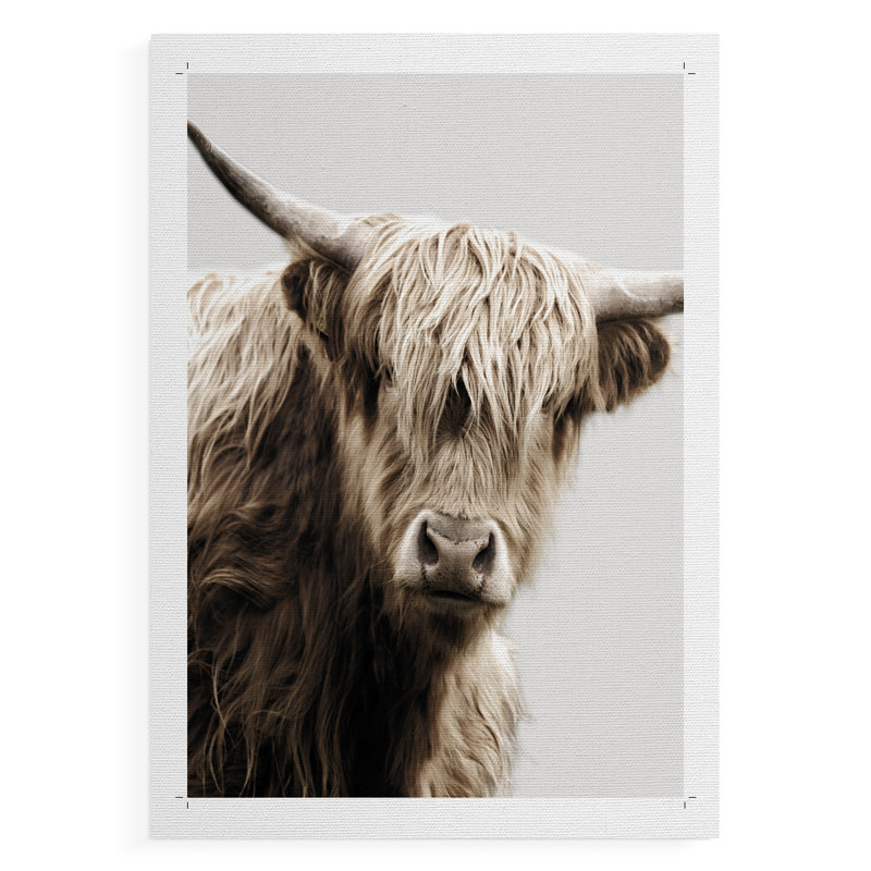 Highland Portrait I - Impression sur toile seulement - NON-CADRE, H 18 po x l 12 po