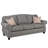 Baskerville Fabric Sofa & Chair Set, Gray