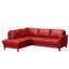 Migues Leather Corner Sofa with Sleeping Function and Storage-1251999395-1251999394