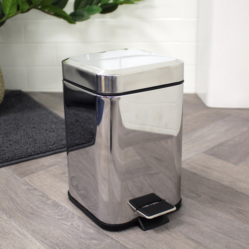 Rebrilliant Decorative Bin, Silver/Black