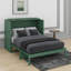 Lit escamotable double avec tiroirs-1556012175