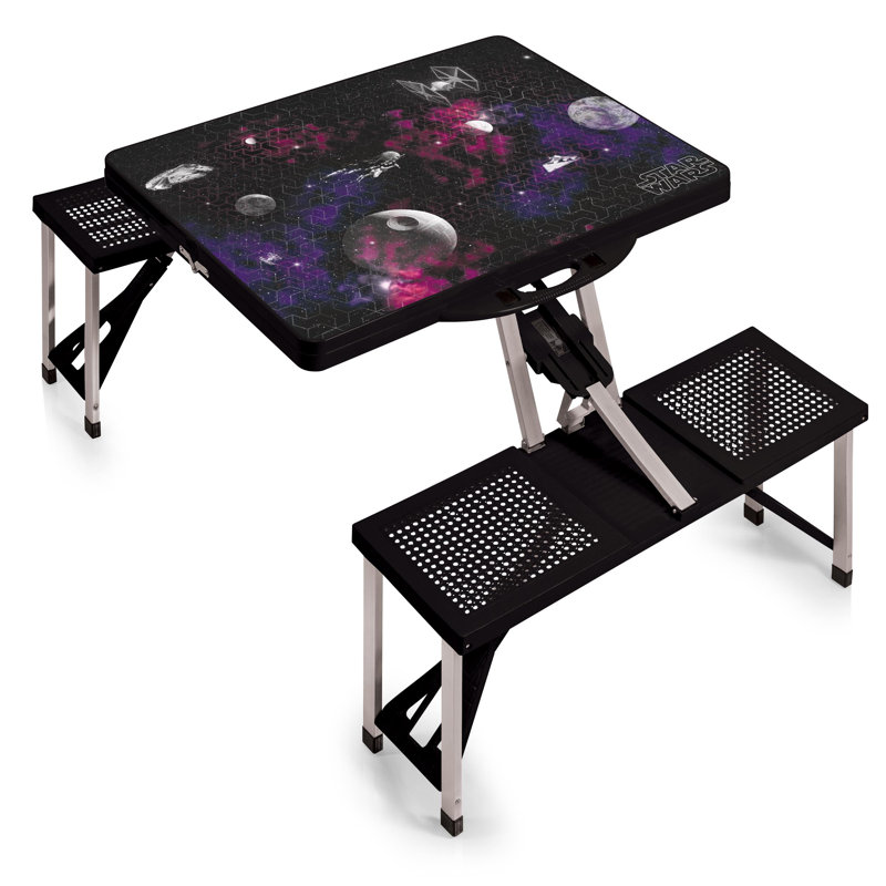 Table de camping pliante en plastique/résine étoile à guerres NBA