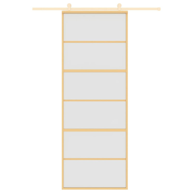 Adylynn Metal Sliding Doors, 205cm H x 76cm W