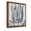 Indigo floral sur lin VI - reproduction encadrée de qualité supérieure - prêt à être accroché - impression encadrée sur papier-1607646672-1607652881-1607622980