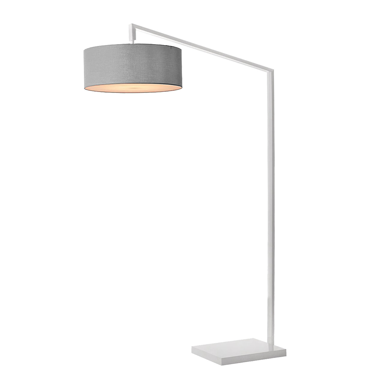 Stretch 75" Dimmable Floor Lamp, Cashmere Gray