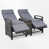 Grey Cushion/Grey Frame selected