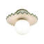 Amanda Lindroth Fancy Ruffle Flushmount